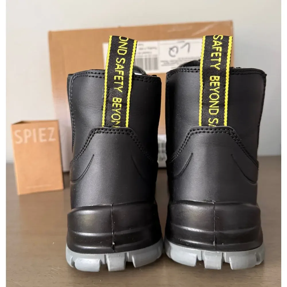 SPIEZ Safety Work Boot Men 8-9 / Women 10-11 | Waterproof | Steel Toe |Certified